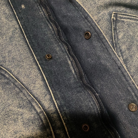 Vintage sherpa lined jean chore coat - Picture 7 of 7